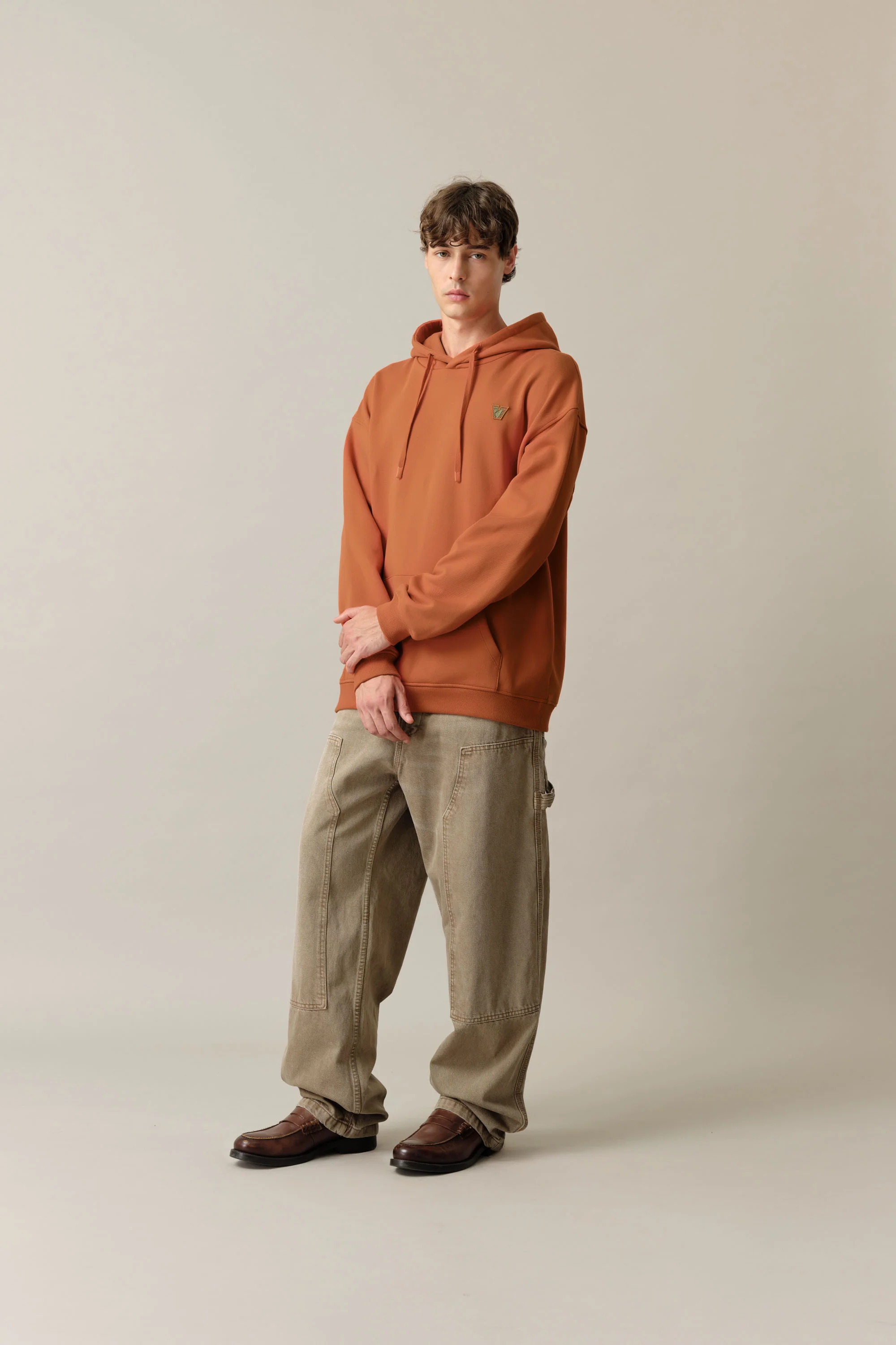 Logo Hoodie Orange - Image 3