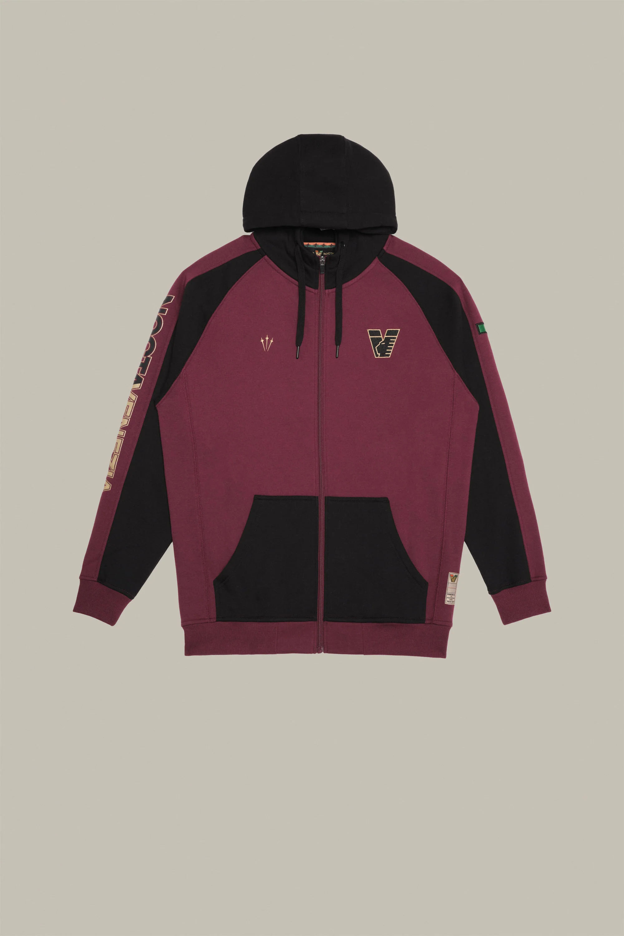 25/26 Urban Hoodie Burgundy - Image 3
