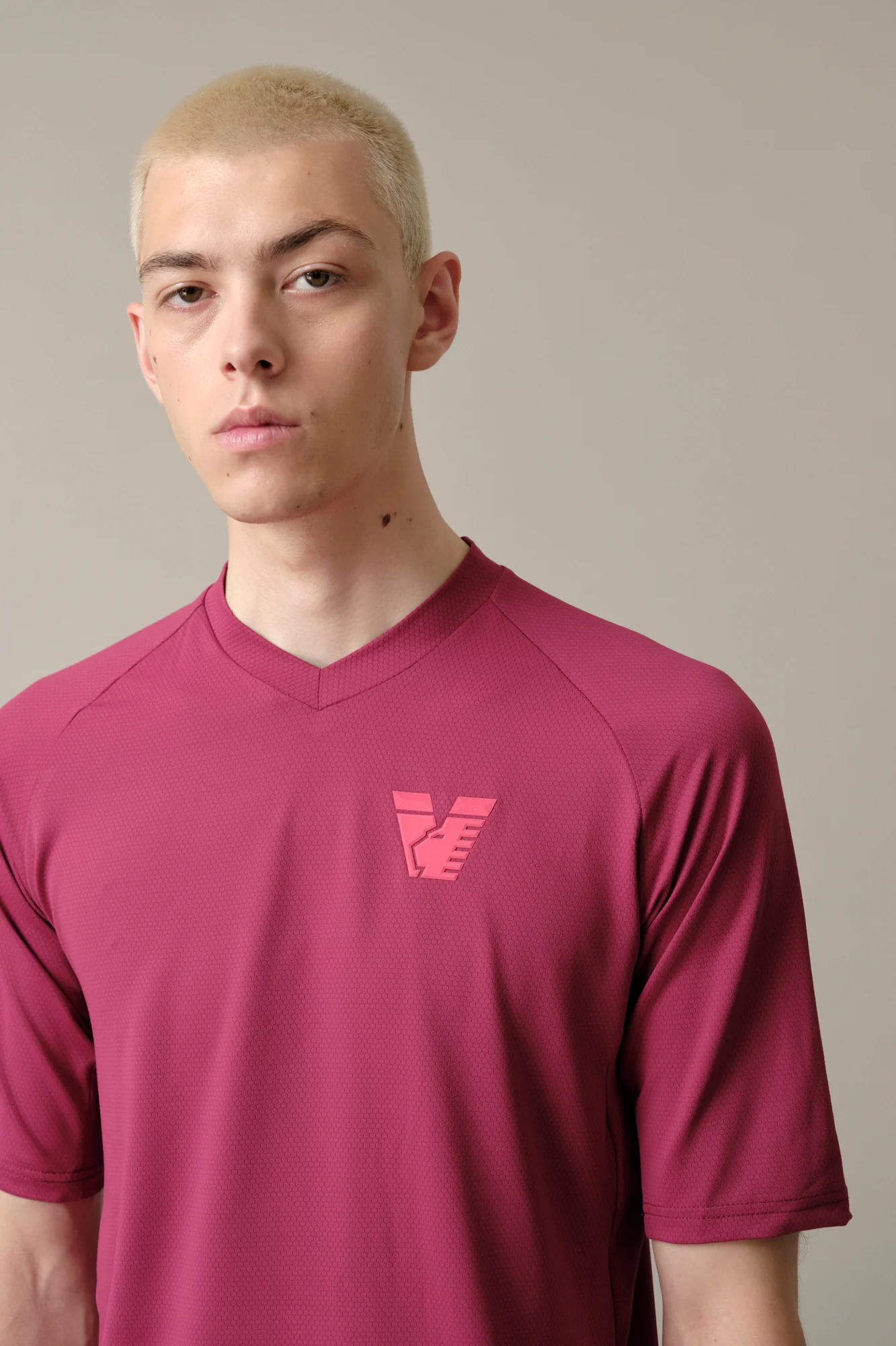 25/26 Training Shirt Burgundy - Image 3