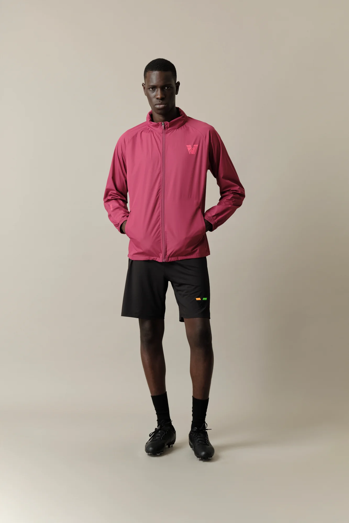 25/26 Training Rain Jacket Burgundy - Image 6